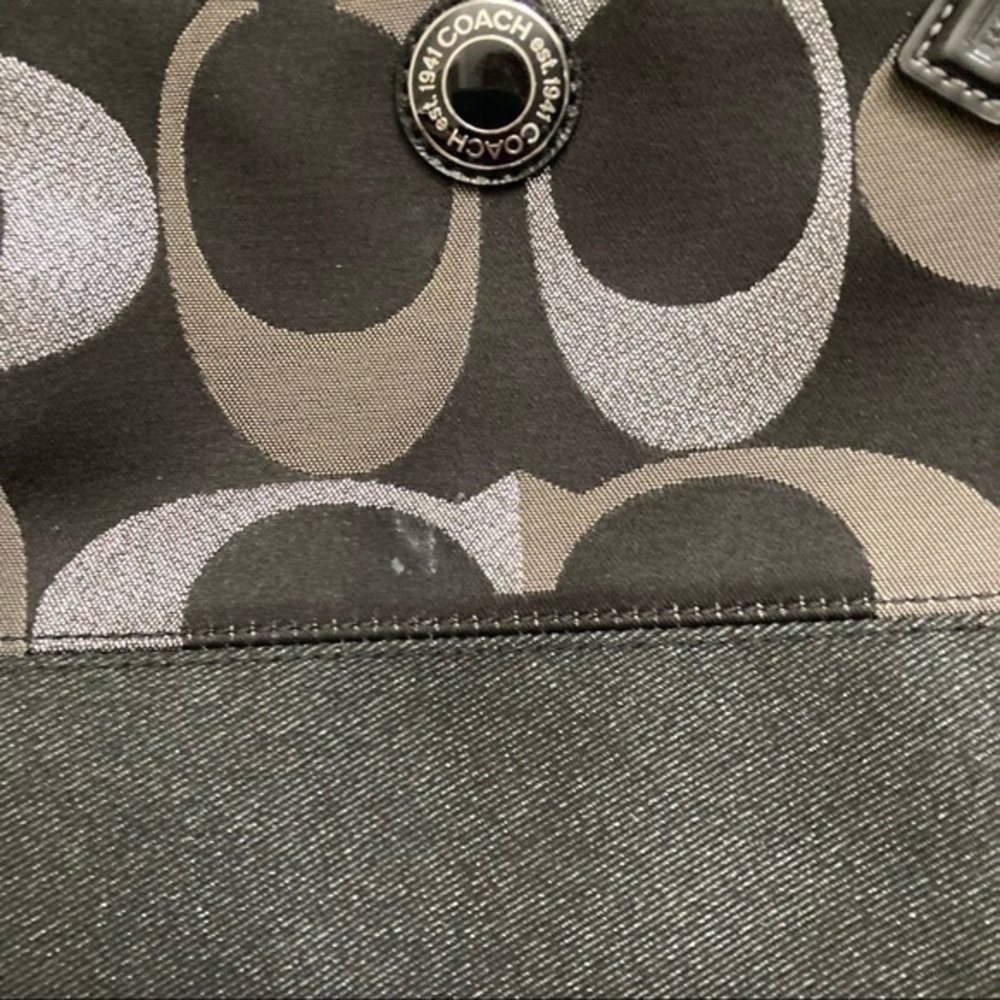 Coach silver black sig c swingpack bag - Picture 5 of 5